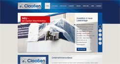 Desktop Screenshot of claassen-maschinenbau.de